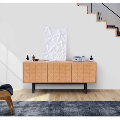 Buffet Style Scandinave Noella - Certifié FSC - Publicité Buffet Style Scandinave Noella - Certifié FSC - Publicité