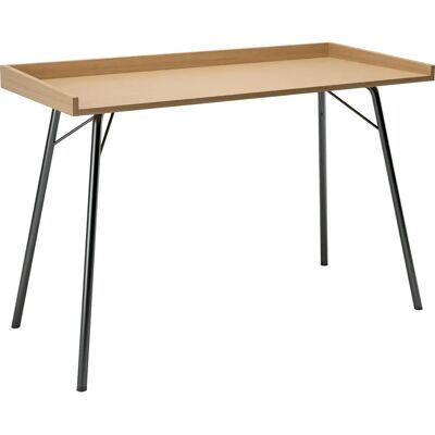Bureau WOODMAN Rayburn - Style scandinave, Finition chêne, Économiseur d'espace - Publicité Bureau WOODMAN Rayburn - Style scandinave, Finition chêne, Économiseur d'espace - Publicité