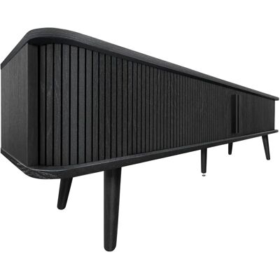 WOODMAN Rove TV-Board - Sideboard, schwarz, 178x40x50cm WOODMAN Rove TV-Board - Sideboard, schwarz, 178x40x50cm