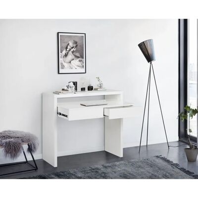 WOODMAN Console10 Schreibtisch - Minimalistischer Weißer Tisch WOODMAN Console10 Schreibtisch - Minimalistischer Weißer Tisch