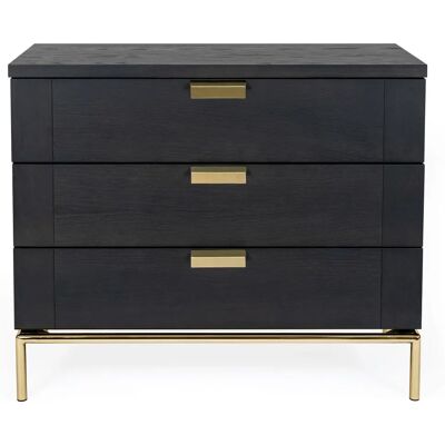 WOODMAN Walnuss Sideboard - Skandinavisches Design - 91x36x75 cm WOODMAN Walnuss Sideboard - Skandinavisches Design - 91x36x75 cm