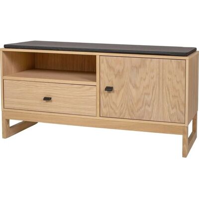 WOODMAN Slussen Braune Skandinavische Sitzbank WOODMAN Slussen Braune Skandinavische Sitzbank
