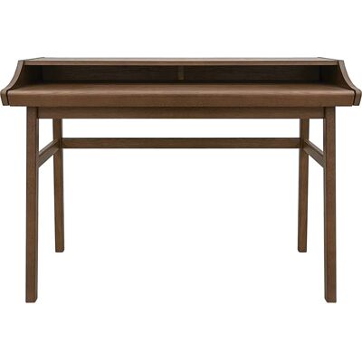 Bureau WOODMAN Carteret Noyer - 115x84x44 cm - Design Scandinave - Publicité Bureau WOODMAN Carteret Noyer - 115x84x44 cm - Design Scandinave - Publicité