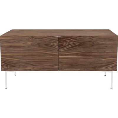 WOODMAN Nussbaum Sideboard - 120x65x48cm - Skandinavischer Stil WOODMAN Nussbaum Sideboard - 120x65x48cm - Skandinavischer Stil