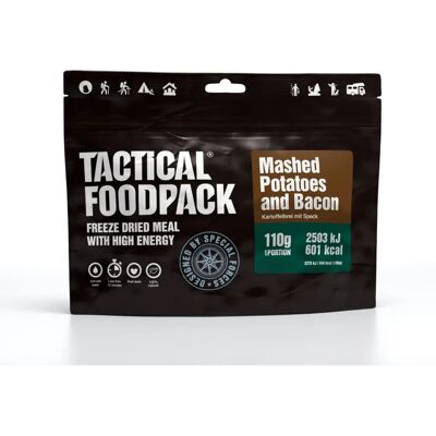 Tactical Foodpack Purée de Pommes de Terre Instantanée - 110g - Publicité Tactical Foodpack Purée de Pommes de Terre Instantanée - 110g - Publicité