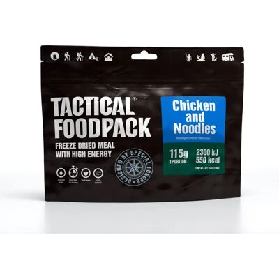 Tactical Foodpack Kana ja Nuudelit - Ulkoilmakäyttöinen Ruokapaketti Tactical Foodpack Kana ja Nuudelit - Ulkoilmakäyttöinen Ruokapaketti