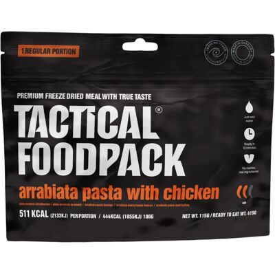 Tactical Foodpack Arrabiata Pasta mit Hühnchen 115g - Food Pack Tactical Foodpack Arrabiata Pasta mit Hühnchen 115g - Food Pack