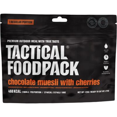Tactical Foodpack Kirsch-Schokolade Müsli - Müsli Tactical Foodpack Kirsch-Schokolade Müsli - Müsli