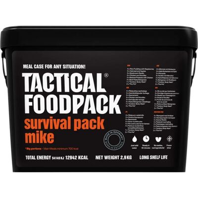 Tactical Foodpack Mike - 21 Måltider Överlevnadspaket Tactical Foodpack Mike - 21 Måltider Överlevnadspaket