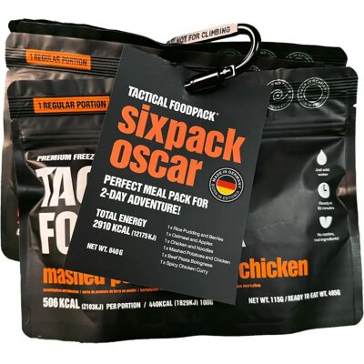 Taktische Foodpack Sixpack Oscar - Mahlzeiten-Set für Outdoor Taktische Foodpack Sixpack Oscar - Mahlzeiten-Set für Outdoor