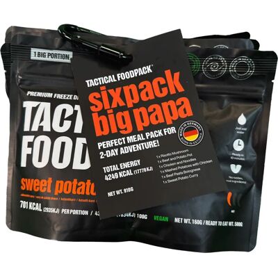 Tactical Foodpack Big Papa - Set di Pasti ad Alto Contenuto Calorico Tactical Foodpack Big Papa - Set di Pasti ad Alto Contenuto Calorico
