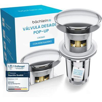 Bächlein - Trop-Plein - Pop-Up - Válvula C - Tampão de escoamento Bächlein - Trop-Plein - Pop-Up - Válvula C - Tampão de escoamento