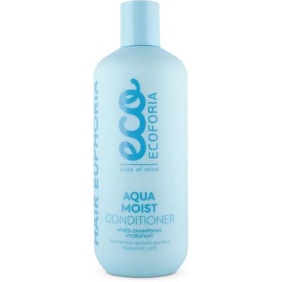 Après-shampooing Aqua Moist Ecoforia - Soin Hydratant - Publicité Après-shampooing Aqua Moist Ecoforia - Soin Hydratant - Publicité