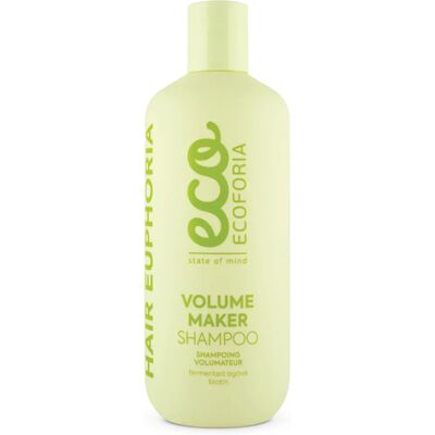 Shampoing Volume Maker Ecoforia - Volume et force pour cheveux fins - Publicité Shampoing Volume Maker Ecoforia - Volume et force pour cheveux fins - Publicité