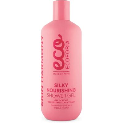 Ecoforia Gel Douche Nourrissant Soyeux - Gel de Ducha - Publicité Ecoforia Gel Douche Nourrissant Soyeux - Gel de Ducha - Publicité