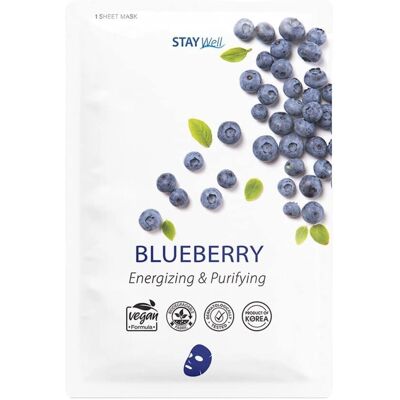 Stay Well Mustikkanaamio - Antioksidantti ja kosteuttava - 20g Stay Well Mustikkanaamio - Antioksidantti ja kosteuttava - 20g
