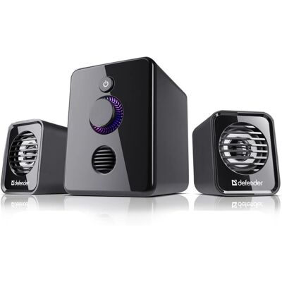 Altavoces para PC Defender V12 2.1 - Negro Altavoces para PC Defender V12 2.1 - Negro