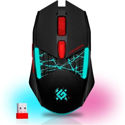 Defender GM-237 Kabellose Gaming-Maus - 3200DPI Schwarz RGB Defender GM-237 Kabellose Gaming-Maus - 3200DPI Schwarz RGB