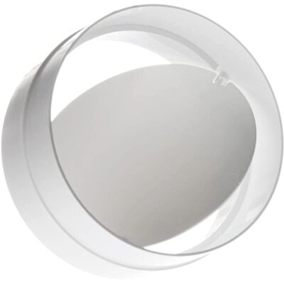Europlast - Backdraught Shutter Ducting Connector - 100mm - 4 inch - Ducting connector Europlast - Backdraught Shutter Ducting Connector - 100mm - 4 inch - Ducting connector