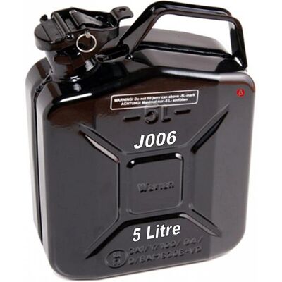 Valpro - Bidón de gasolina - 5L Acero negro - L230xB120xH310mm Valpro - Bidón de gasolina - 5L Acero negro - L230xB120xH310mm