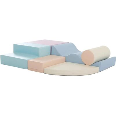 IGLU Explorer Light Pastel - Spielset, Weiche Blöcke, Rampen, 1+ Jahre IGLU Explorer Light Pastel - Spielset, Weiche Blöcke, Rampen, 1+ Jahre