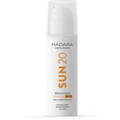 Mádara - Weightless Sun Milk - SPF20 - 150ml - sunscreen Mádara - Weightless Sun Milk - SPF20 - 150ml - sunscreen