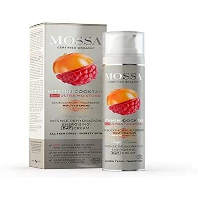 Mossa Cocktail de Vitamines 5 en 1 Crème de Jour Hydratante et Énergisante Mossa Cocktail de Vitamines 5 en 1 Crème de Jour Hydratante et Énergisante