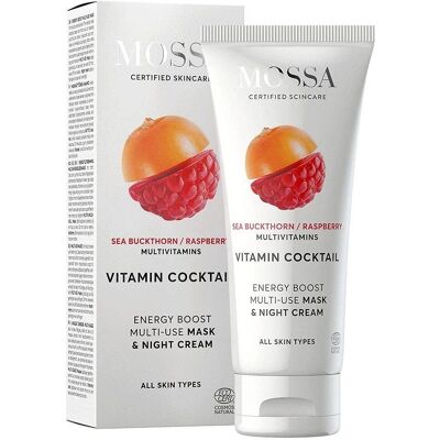 Mossa Cocktail Vitamin Mask et Crème de Nuit - Masque et Crème de Nuit Mossa Cocktail Vitamin Mask et Crème de Nuit - Masque et Crème de Nuit