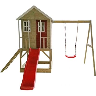 WENDI TOYS Alpaka Beige Spielturm - Spielturm WENDI TOYS Alpaka Beige Spielturm - Spielturm