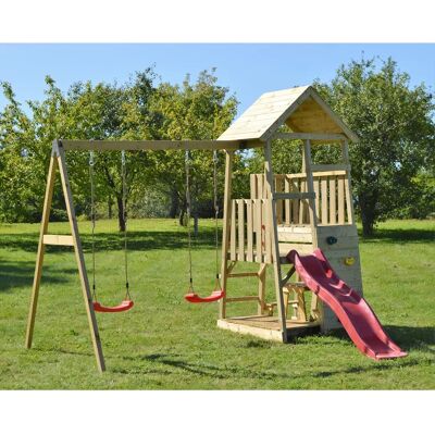Wendi Toys Flamingo - Spielturm - Kinder 4+ - Sicher & Einfach Aufzubauen Wendi Toys Flamingo - Spielturm - Kinder 4+ - Sicher & Einfach Aufzubauen