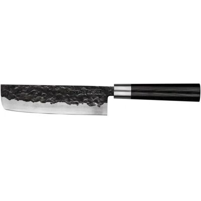 Nůž Nakiri SamuraBlacksmith - Černý - Kuchyňský nůž Nůž Nakiri SamuraBlacksmith - Černý - Kuchyňský nůž