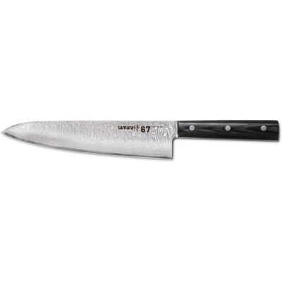 Samura Damascus 67 20,8cm Kochmesser - Damaststahl, Ergonomischer Griff, Scharf Samura Damascus 67 20,8cm Kochmesser - Damaststahl, Ergonomischer Griff, Scharf
