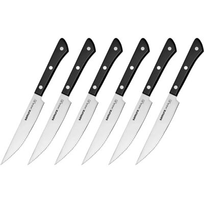 Ensemble de Couteaux Steak Samura SHR-0260B - 6 pièces - Publicité Ensemble de Couteaux Steak Samura SHR-0260B - 6 pièces - Publicité