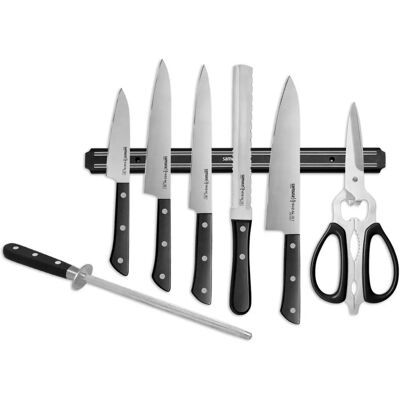 Zestaw noży Harakiri od Samura - Czarny - 8 sztuk - Kuchnia Zestaw noży Harakiri od Samura - Czarny - 8 sztuk - Kuchnia