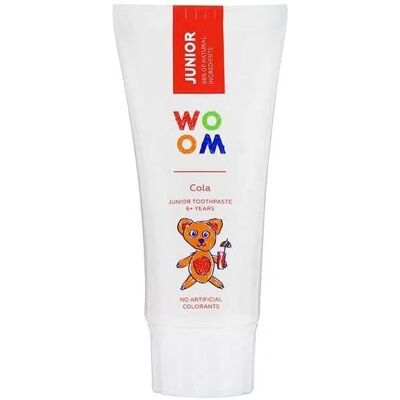 WOOM Junior Cola Zahnpasta - Natürliche Kinderzahnpasta, 50ml WOOM Junior Cola Zahnpasta - Natürliche Kinderzahnpasta, 50ml