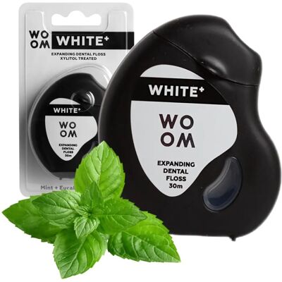 WOOM White+ Zahnseide Wachsig 30 m - Zahnseide WOOM White+ Zahnseide Wachsig 30 m - Zahnseide