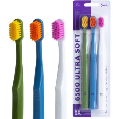 Woom Ultra Weiche Zahnbürsten Set - Zahnbürste für Kinder Woom Ultra Weiche Zahnbürsten Set - Zahnbürste für Kinder
