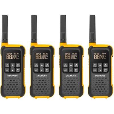 Przenośna stacja radiowa PNI Decross DC93 Quad - 446MHz, 16CH, 0.5W Przenośna stacja radiowa PNI Decross DC93 Quad - 446MHz, 16CH, 0.5W