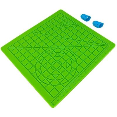 Tapis en silicone iLike S2 18x18cm pour stylo 3D - Accessoire 3D - Publicité Tapis en silicone iLike S2 18x18cm pour stylo 3D - Accessoire 3D - Publicité
