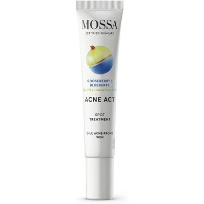 Mossa Cosmetics Mossa Blåbär Anti-Aknebehandling - Behandling mot akne Mossa Cosmetics Mossa Blåbär Anti-Aknebehandling - Behandling mot akne