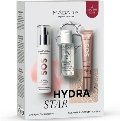 MÁDARA Pfingstrosen Hydratisierendes Hautpflege-Set - SOS Hydra Star Collection MÁDARA Pfingstrosen Hydratisierendes Hautpflege-Set - SOS Hydra Star Collection