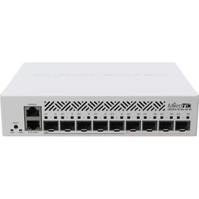 Switch Mikrotik CRS310-1G-5S-4S+IN Managed L3 PoE 1U Switch Mikrotik CRS310-1G-5S-4S+IN Managed L3 PoE 1U