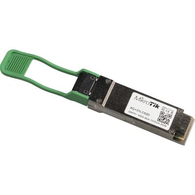 Mikrotik XQ+31LC02D Transceptor de fibra óptica - 100Gbps QSFP28 Mikrotik XQ+31LC02D Transceptor de fibra óptica - 100Gbps QSFP28