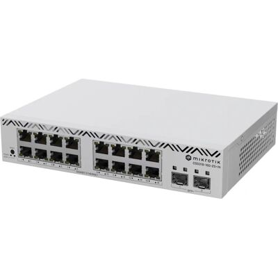 MikroTik Cloud Smart Switch - 16 Port Gigabit Ethernet, 2 SFP+ - Netzwerk Switch MikroTik Cloud Smart Switch - 16 Port Gigabit Ethernet, 2 SFP+ - Netzwerk Switch
