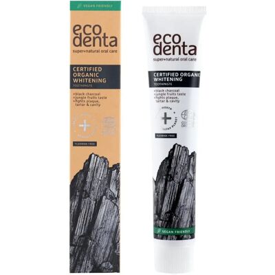 ecodenta Activated charcoal toothpaste without fluoride (75ml) ecodenta Activated charcoal toothpaste without fluoride (75ml)