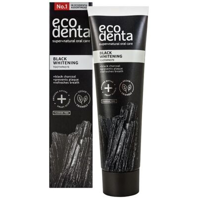 Ecodenta Black Whitening Toothpaste - Natural, Charcoal, Vegan Ecodenta Black Whitening Toothpaste - Natural, Charcoal, Vegan