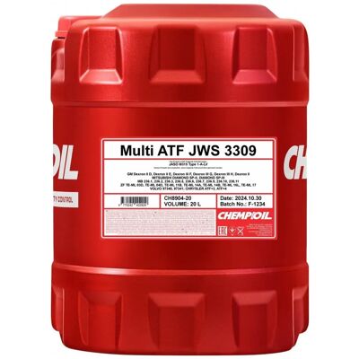 CHEMPIOIL Multi ATF JWS 3309 - Automaat transmissie olie CHEMPIOIL Multi ATF JWS 3309 - Automaat transmissie olie