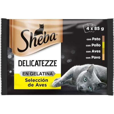 Alimentation Humide Sheba Delicatezze Sélection Oiseaux (13x4x85g) Alimentation Humide Sheba Delicatezze Sélection Oiseaux (13x4x85g)