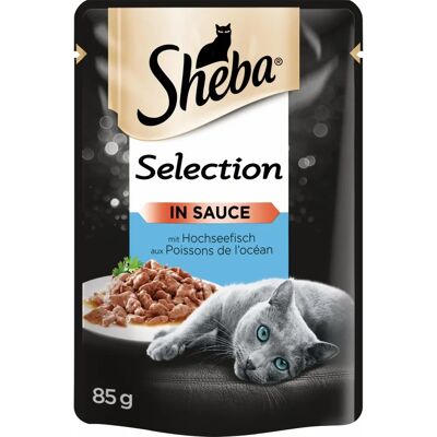 Pack de variedad de comida húmeda Sheba - Alimento húmedo premium en salsa o gelatina Pack de variedad de comida húmeda Sheba - Alimento húmedo premium en salsa o gelatina