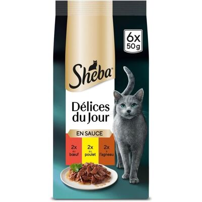 SHEBA Kleine Vers Vlees Kattenvoer - 12 Stuks - Huisdierenvoer SHEBA Kleine Vers Vlees Kattenvoer - 12 Stuks - Huisdierenvoer